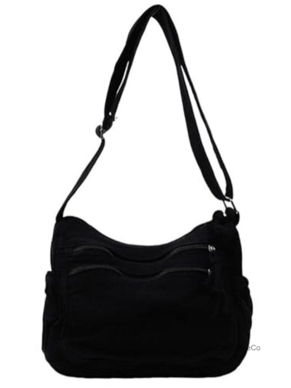 Canvas Shoulder Bag Slouchy Hobo Crossbody Tote Handbag Adjustable Strap